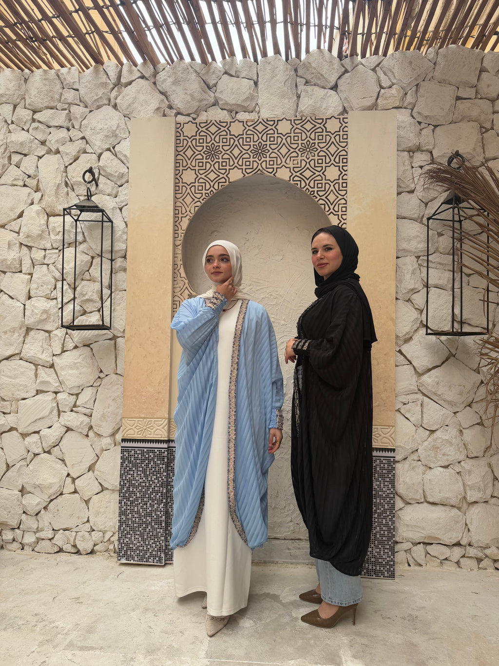 Light Ruffles Chiffon Kaftan