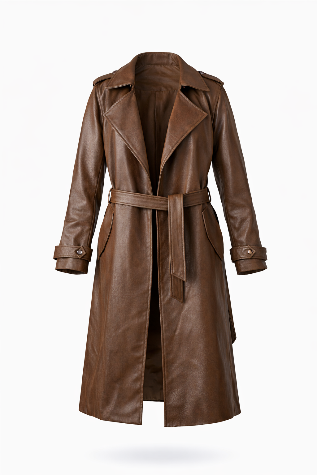 Leather Trench Coat